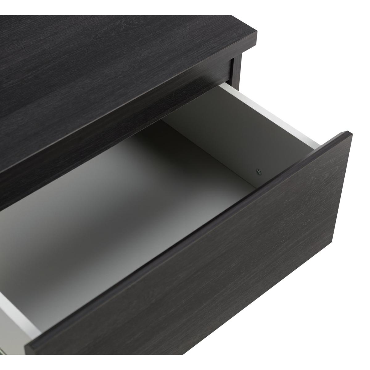 Habitat Jenson 3 Drawer Chest & Bedside Table- Black & Brown – image 8