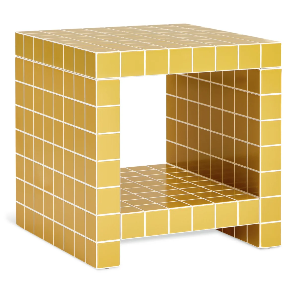 Habitat Geo Bedside Table - Mustard – image 3