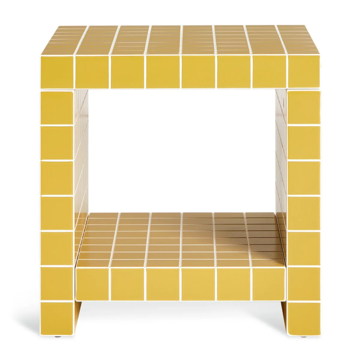 Habitat Geo Bedside Table - Mustard – image 4