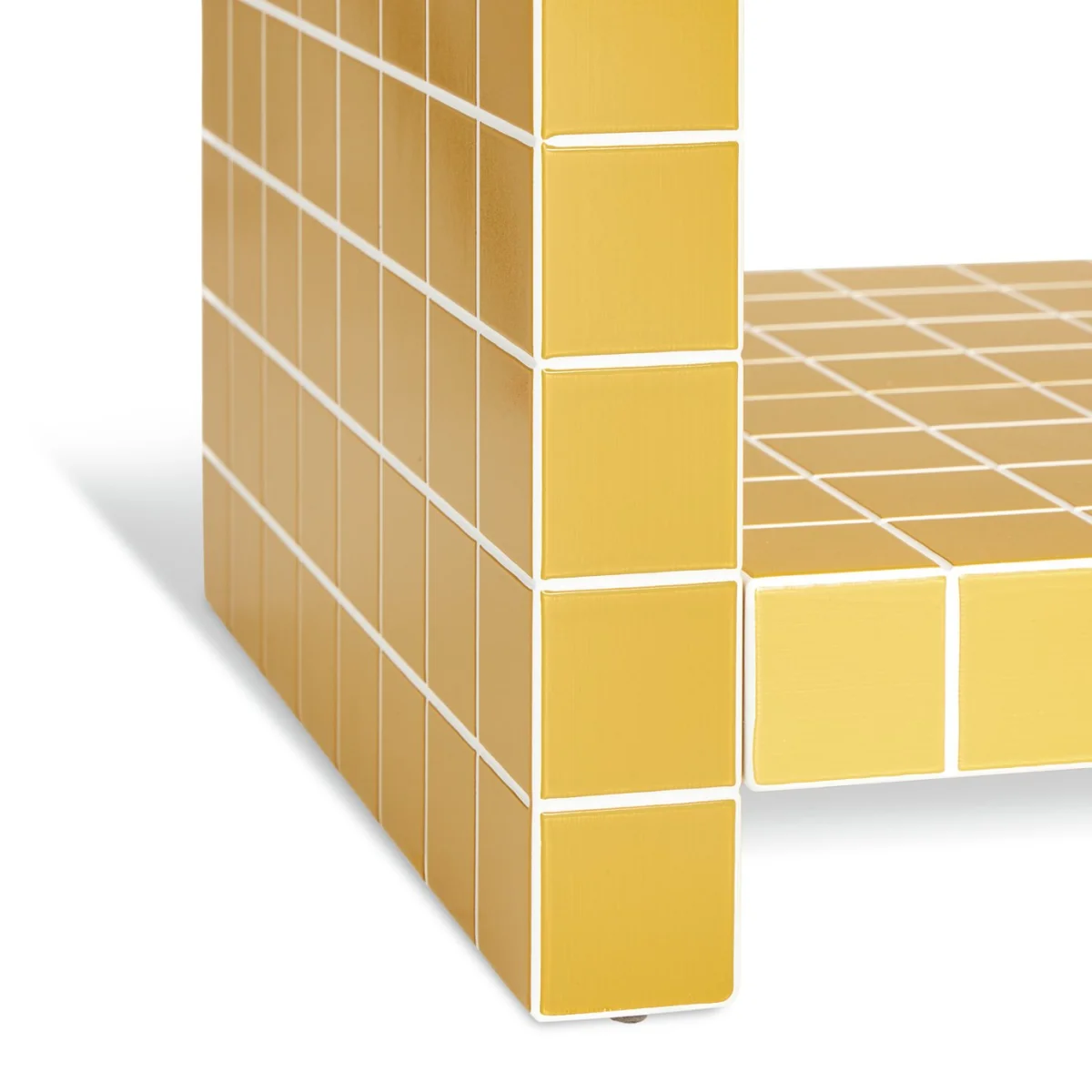 Habitat Geo Bedside Table - Mustard – image 6