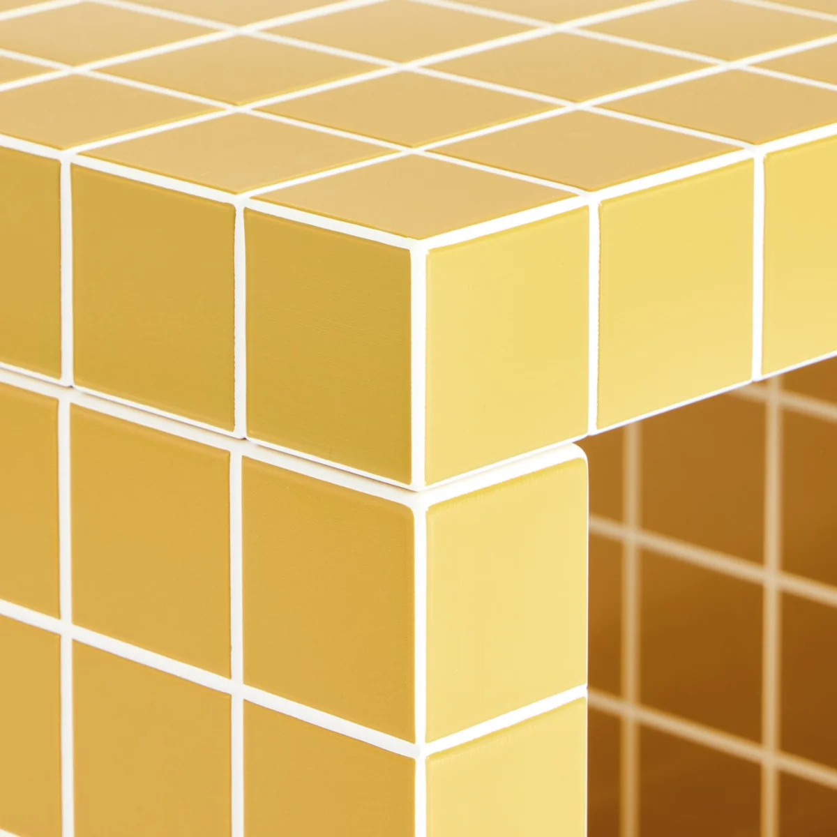Habitat Geo Bedside Table - Mustard – image 7