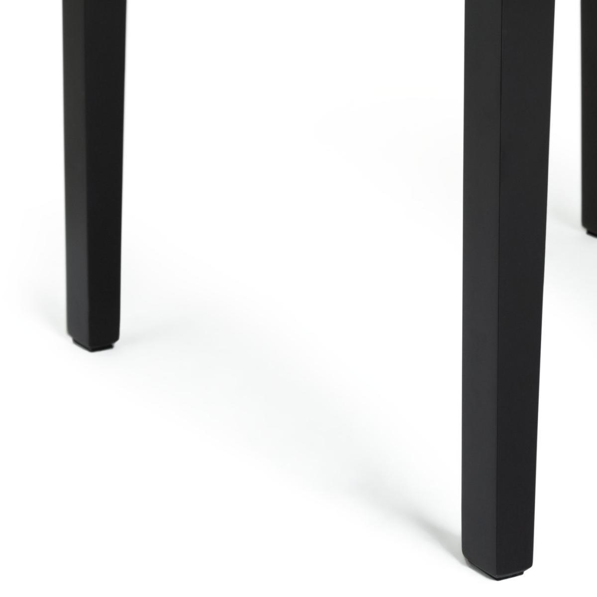 Habitat Hepburn Mirror 1 Drawer Bedside Table - Black – image 5