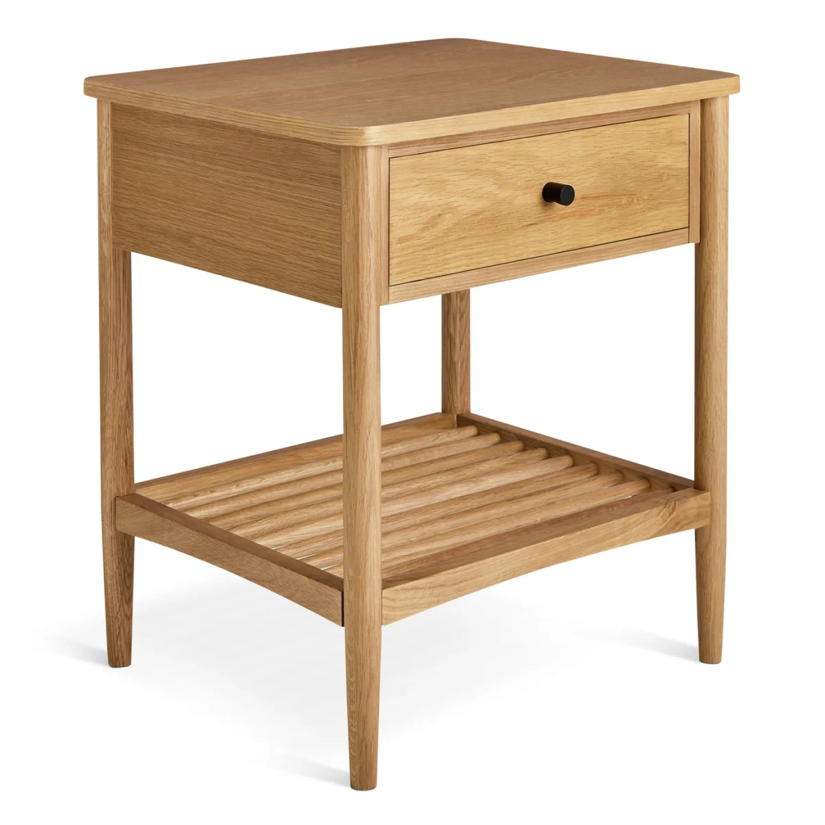 Habitat Chiltern 1 Drawer Bedside Table - Light Wood – image 3