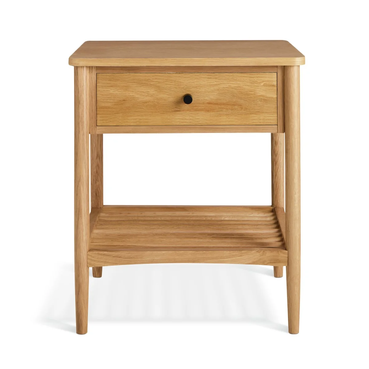 Habitat Chiltern 1 Drawer Bedside Table - Light Wood – image 4