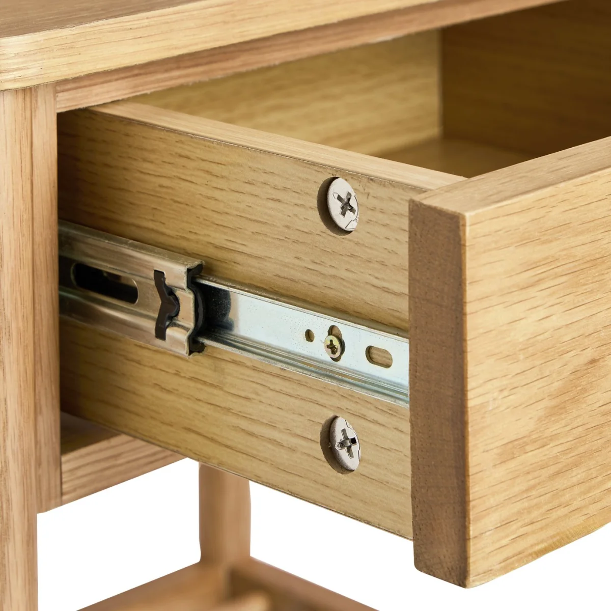 Habitat Chiltern 1 Drawer Bedside Table - Light Wood – image 5