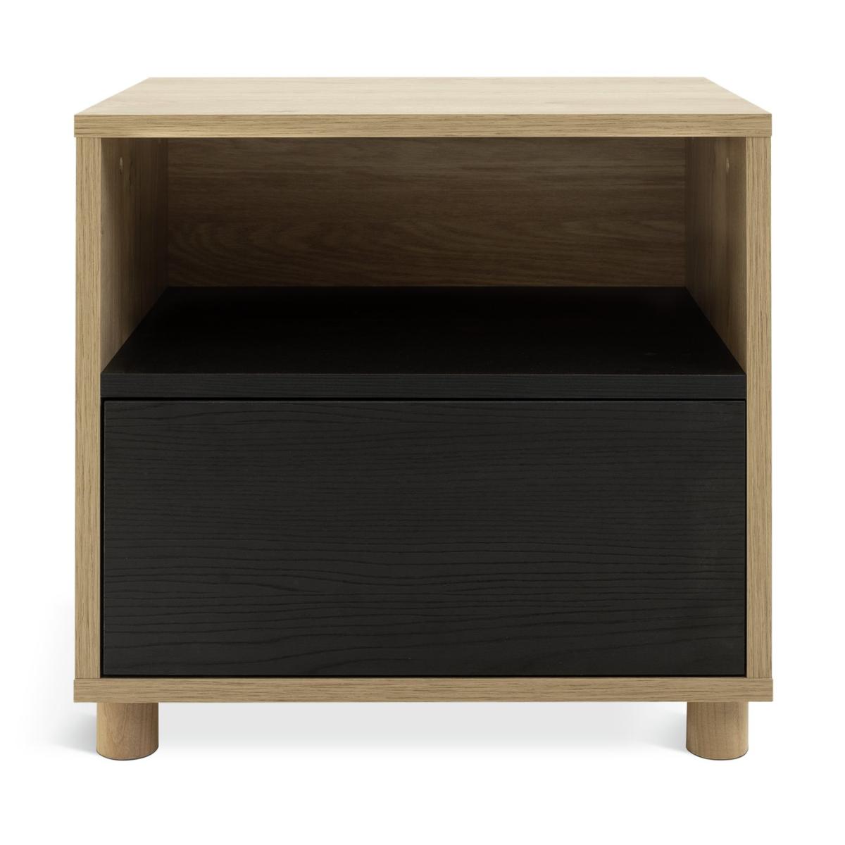 Habitat Koda 1 Drawer Bedside Table - Black – image 8