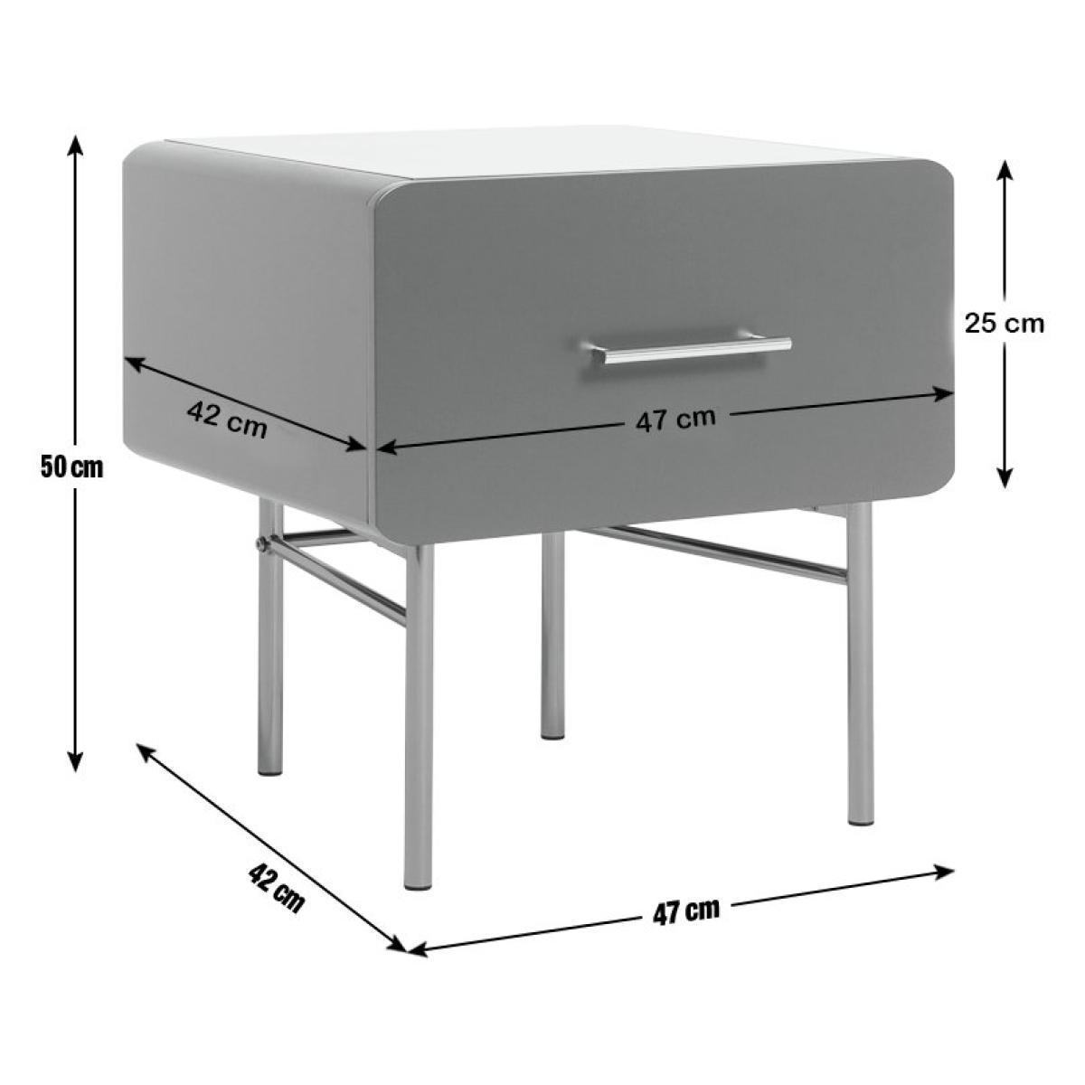 Habitat Wilderness 1 Drawer Bedside Table - Blue – image 3