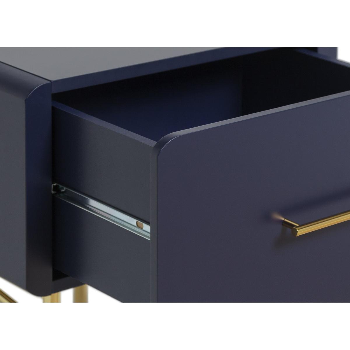 Habitat Wilderness 1 Drawer Bedside Table - Blue – image 5