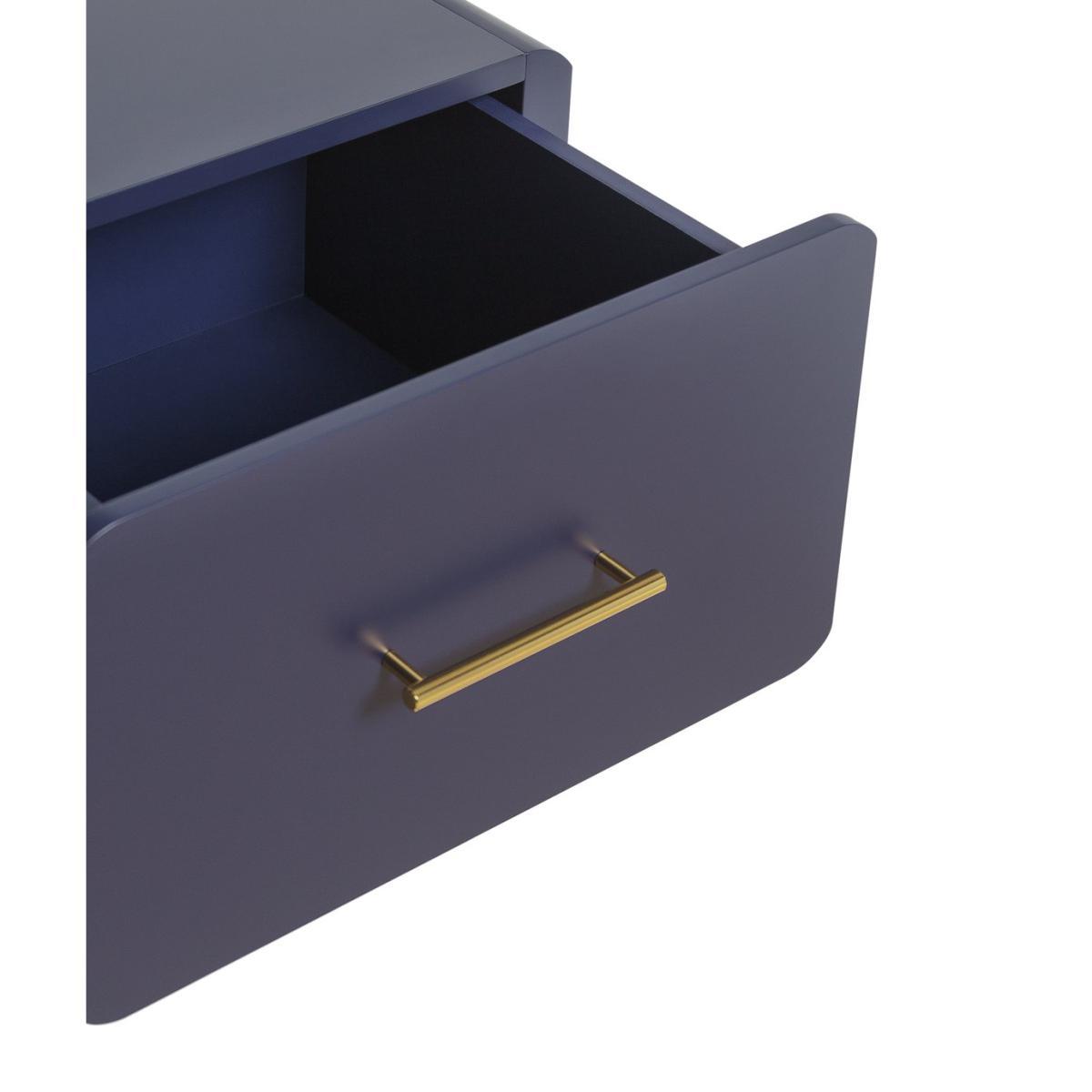 Habitat Wilderness 1 Drawer Bedside Table - Blue – image 7