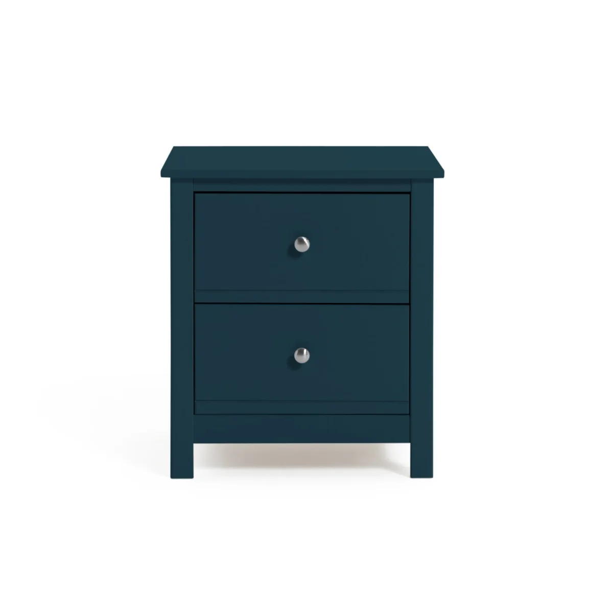 Habitat Brooklyn 2 Drawer Bedside Table - Ink Blue – image 3