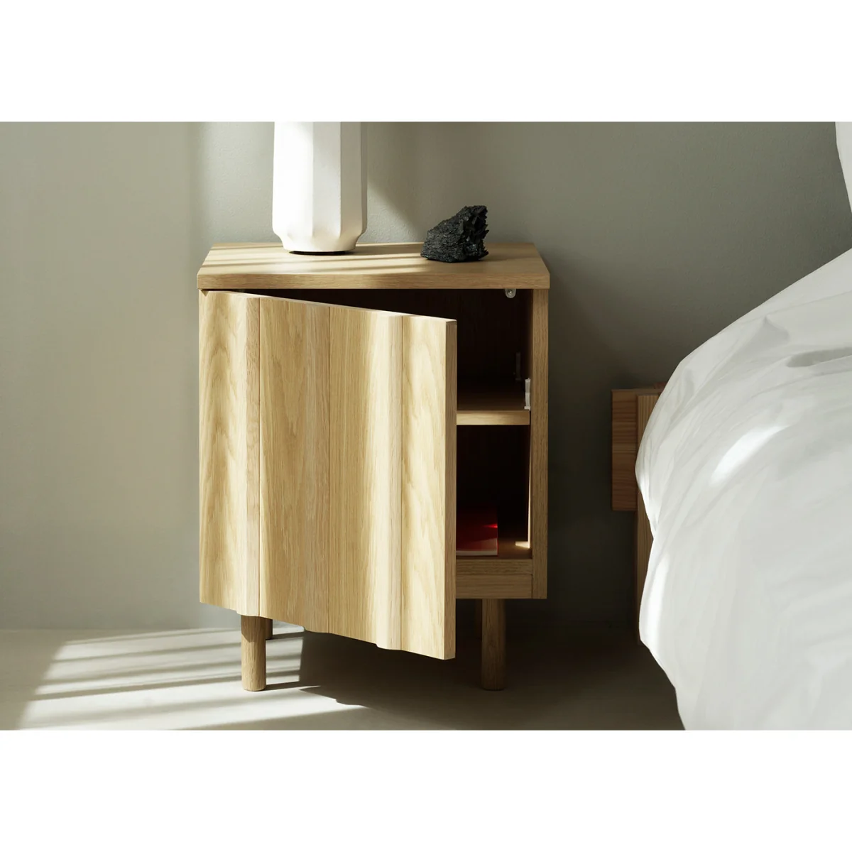 Heal's Rib Bedside Table – image 2