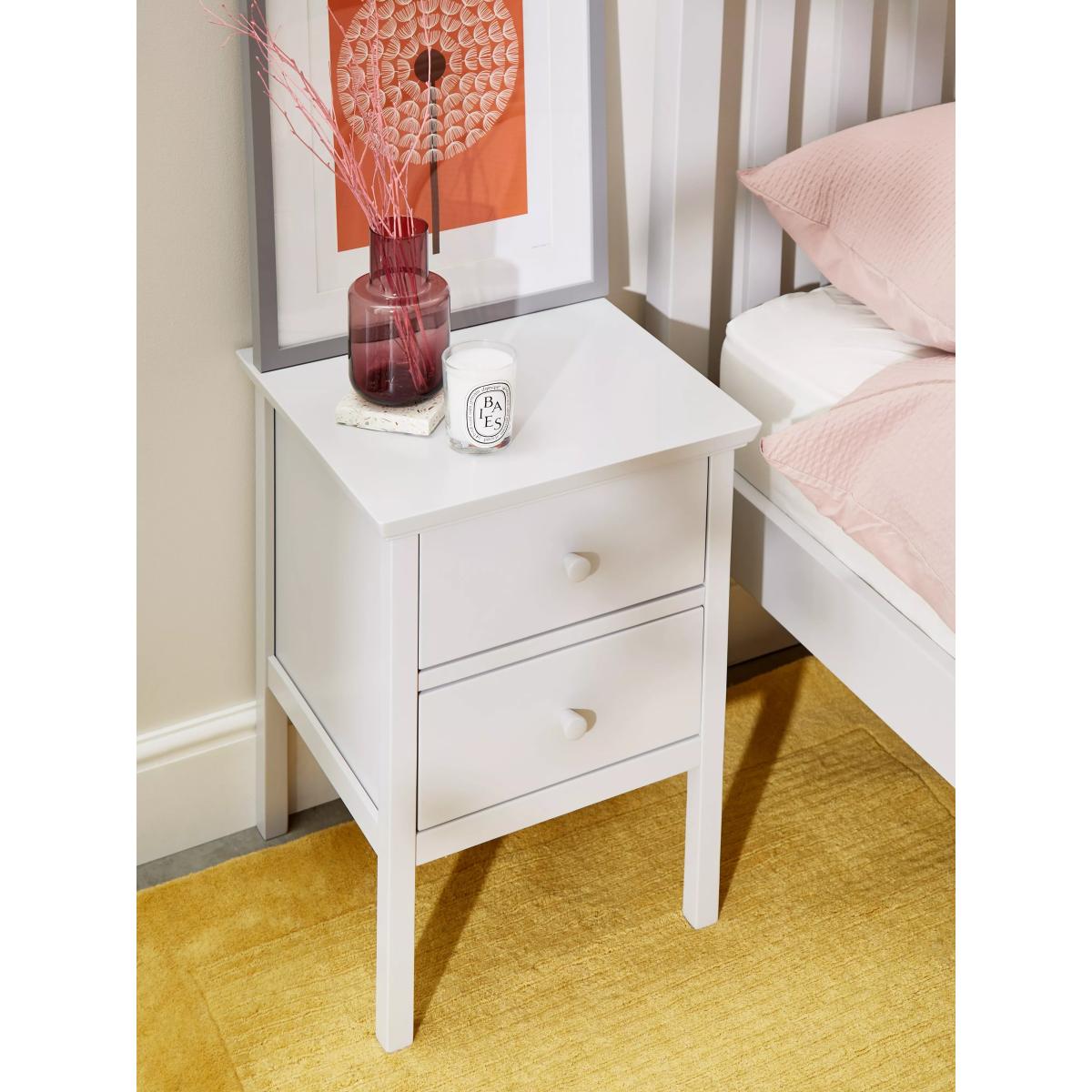 John Lewis ANYDAY Wilton 2 Drawer Bedside Cabinet – image 3