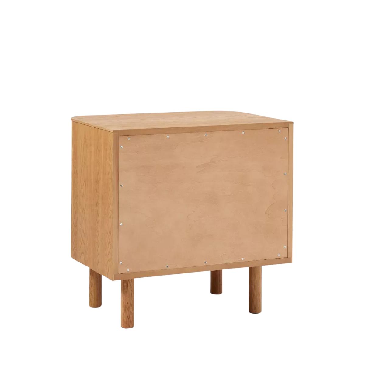 west elm Ellington 2 Drawer Bedside Table, Oak Veneer – image 7