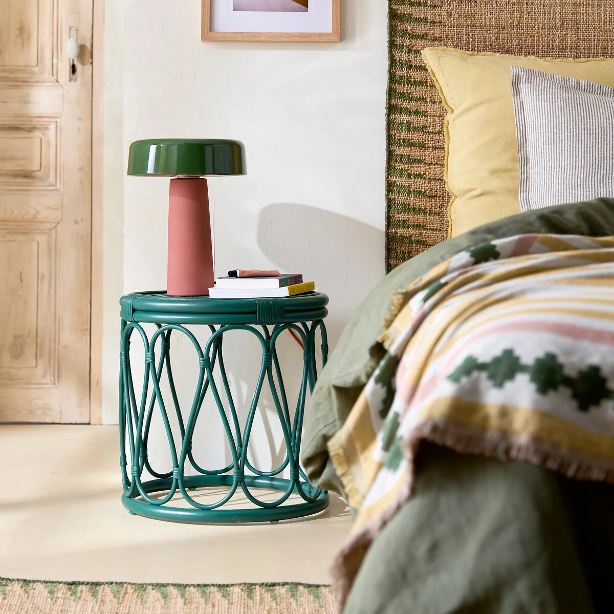 Malu Rattan Bedside Table – image 2