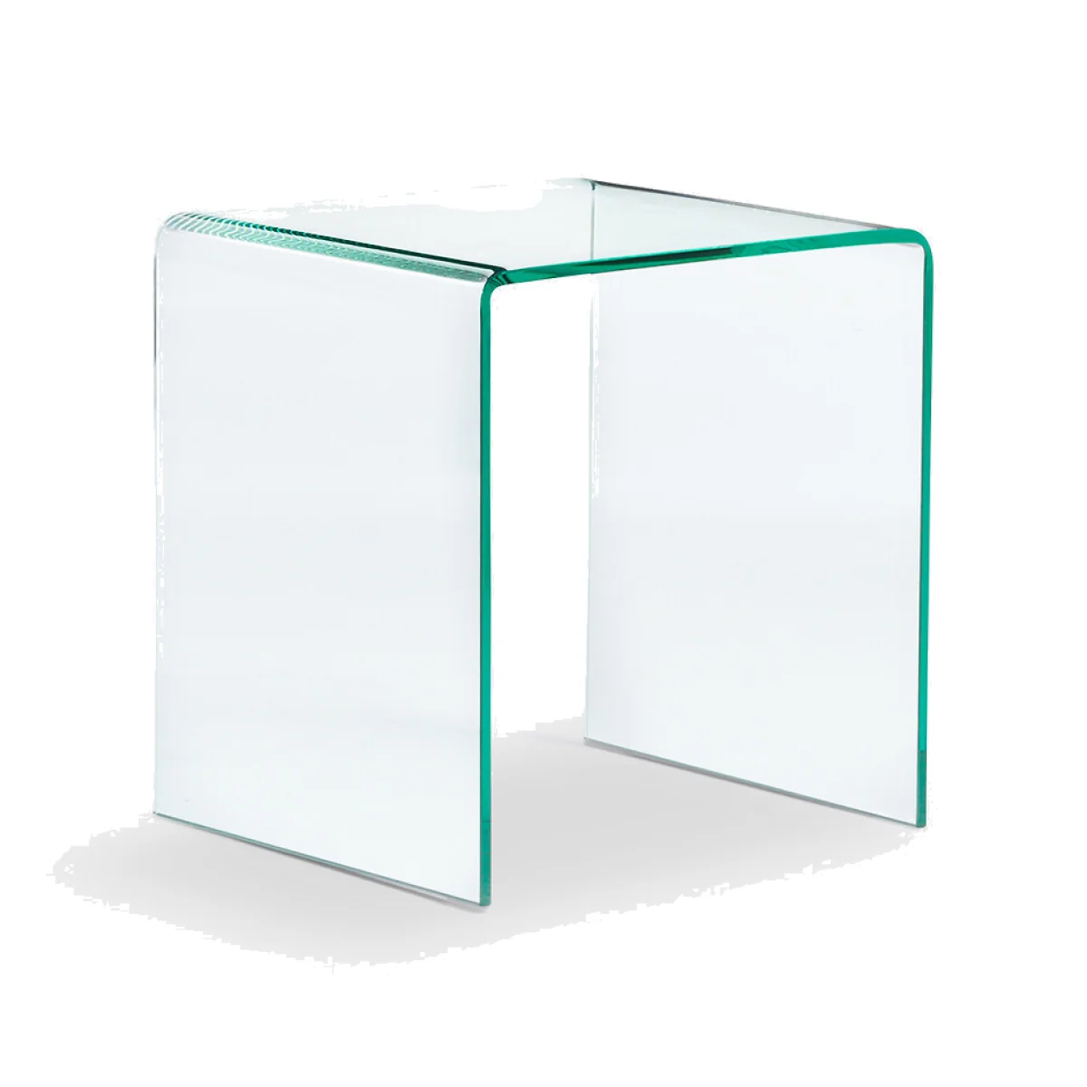 Joan Tempered Glass Bedside Table – image 1