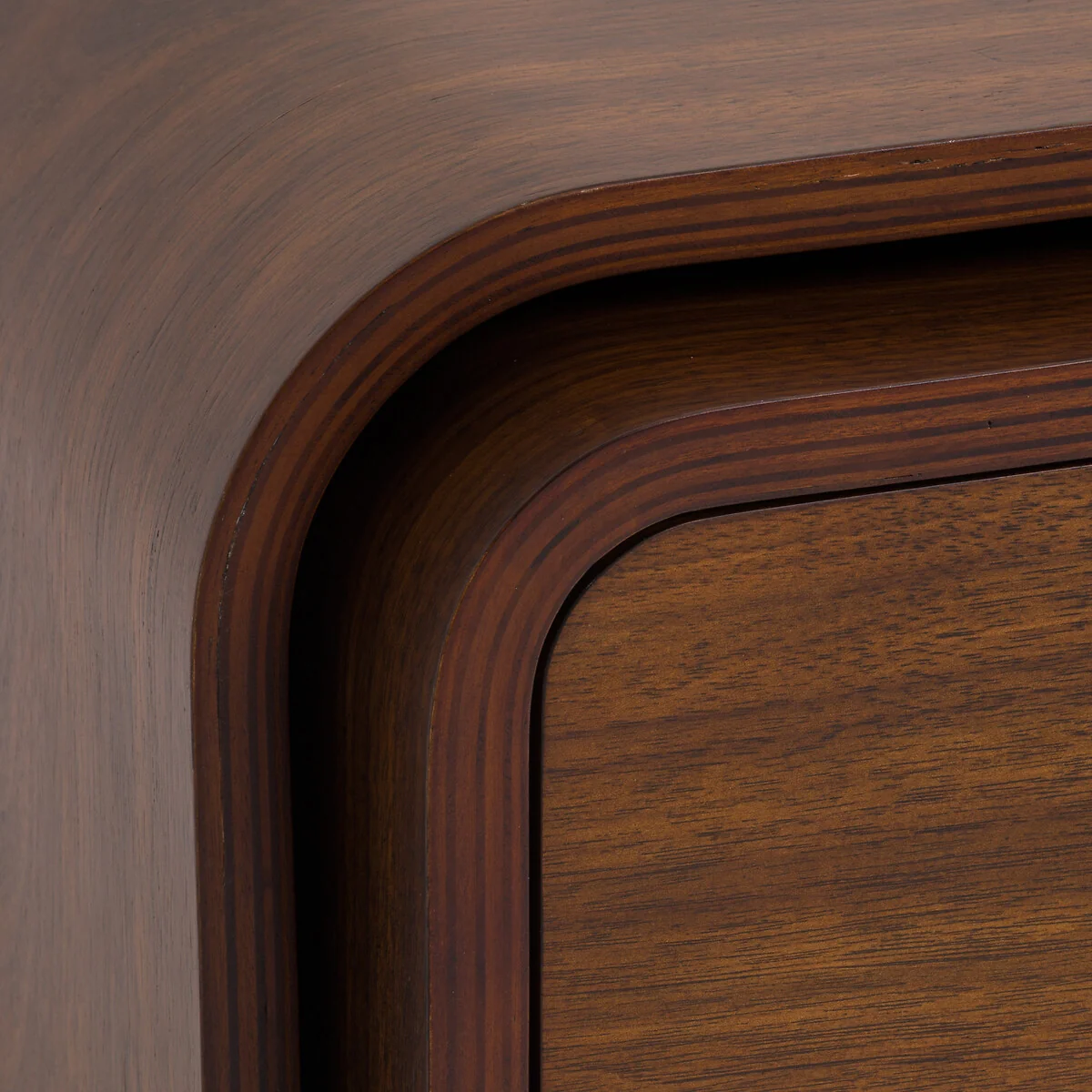 Vence Nest of Bedside Tables in Walnut Veneer – image 4