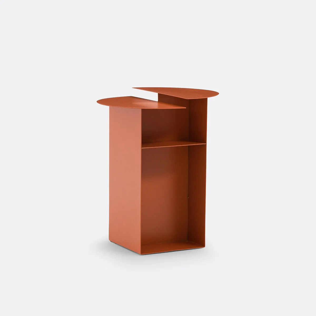 Alessio Contemporary Metal Bedside Table – image 2