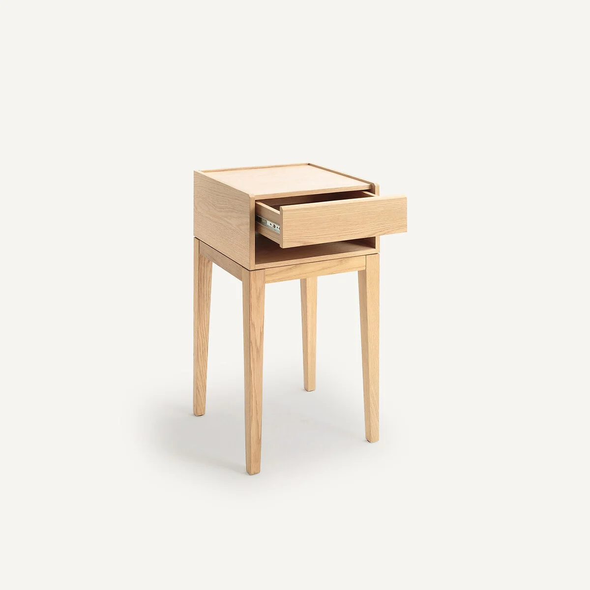 Nizou Bedside Table in Solid Oak and Veneer, Designed By Emmanuel Gallina – image 3