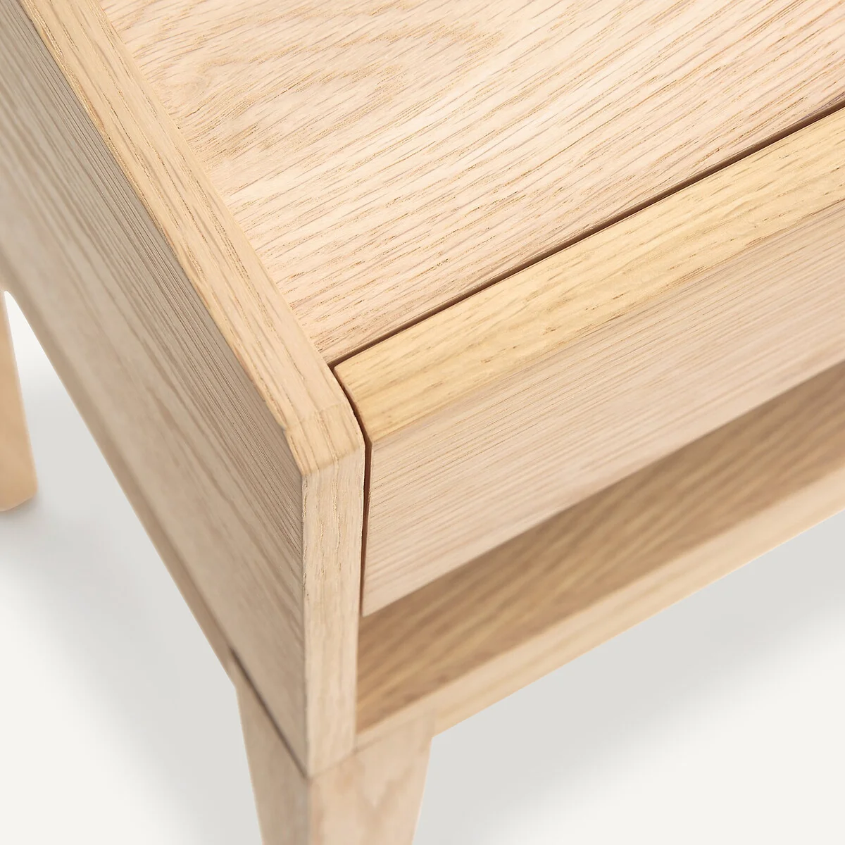 Nizou Bedside Table in Solid Oak and Veneer, Designed By Emmanuel Gallina – image 4