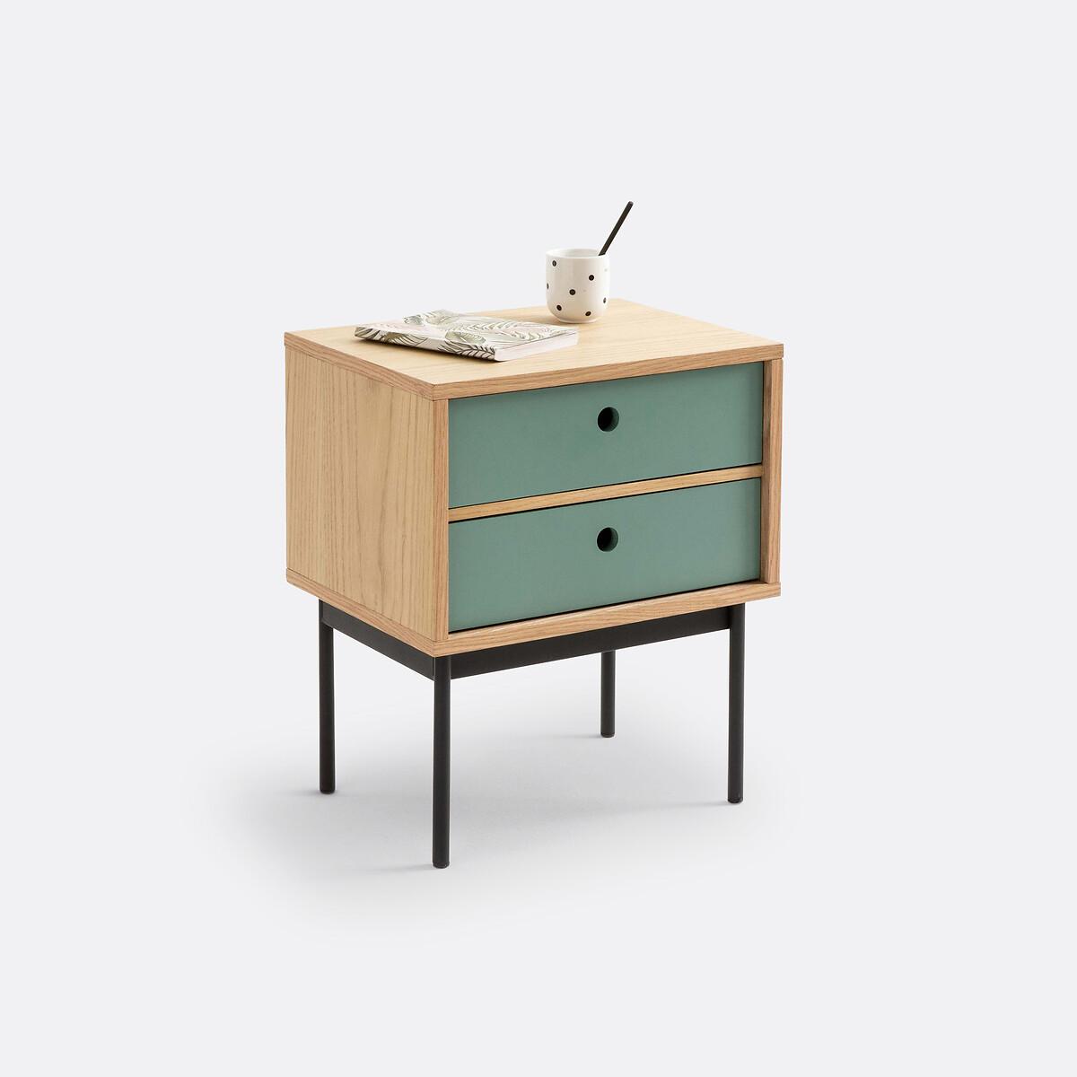 Nyjo Bedside Table with 2 Reversible Drawers – image 2