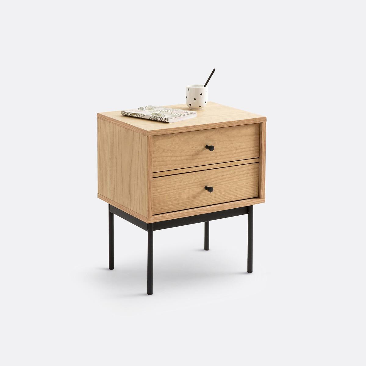 Nyjo Bedside Table with 2 Reversible Drawers – image 3