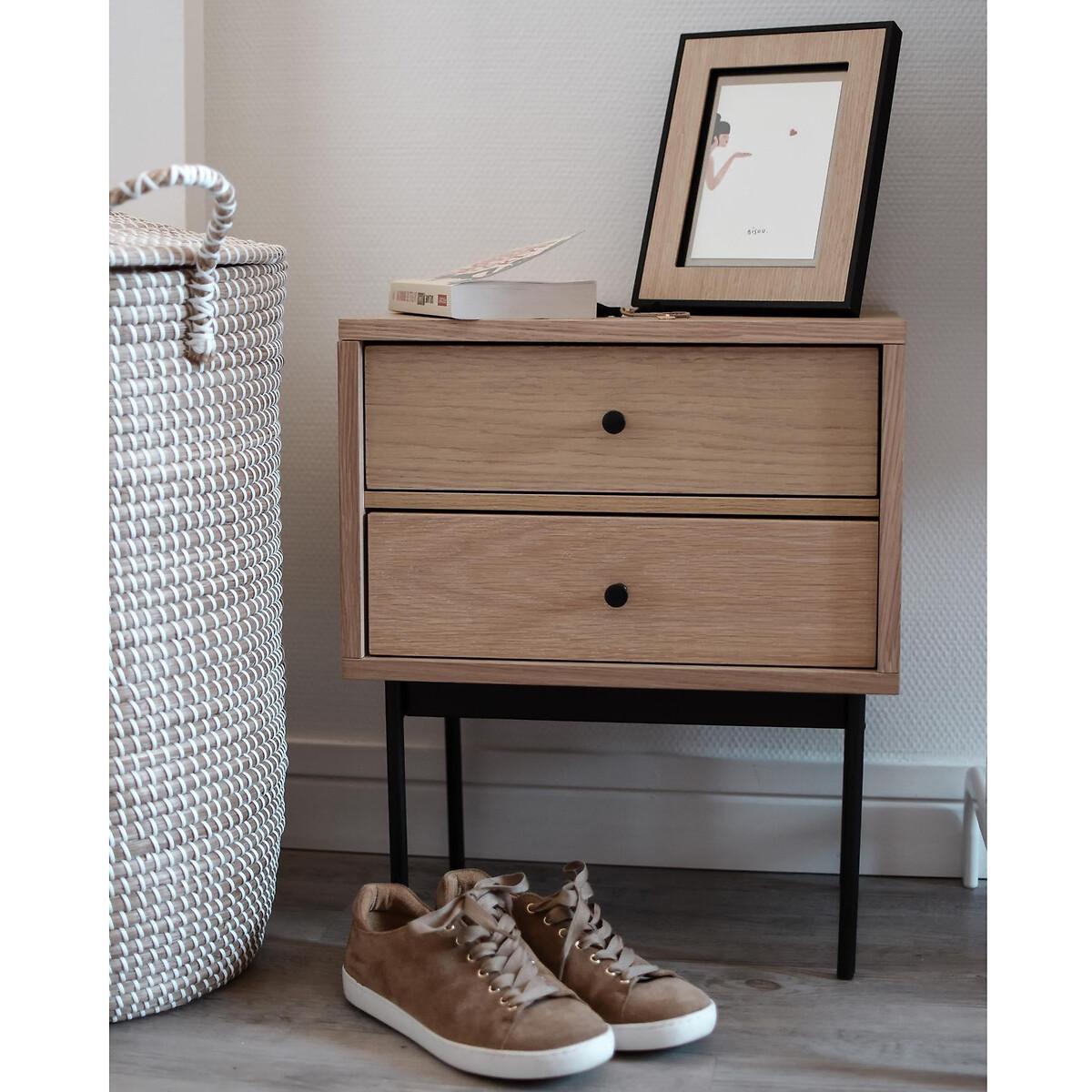 Nyjo Bedside Table with 2 Reversible Drawers – image 6