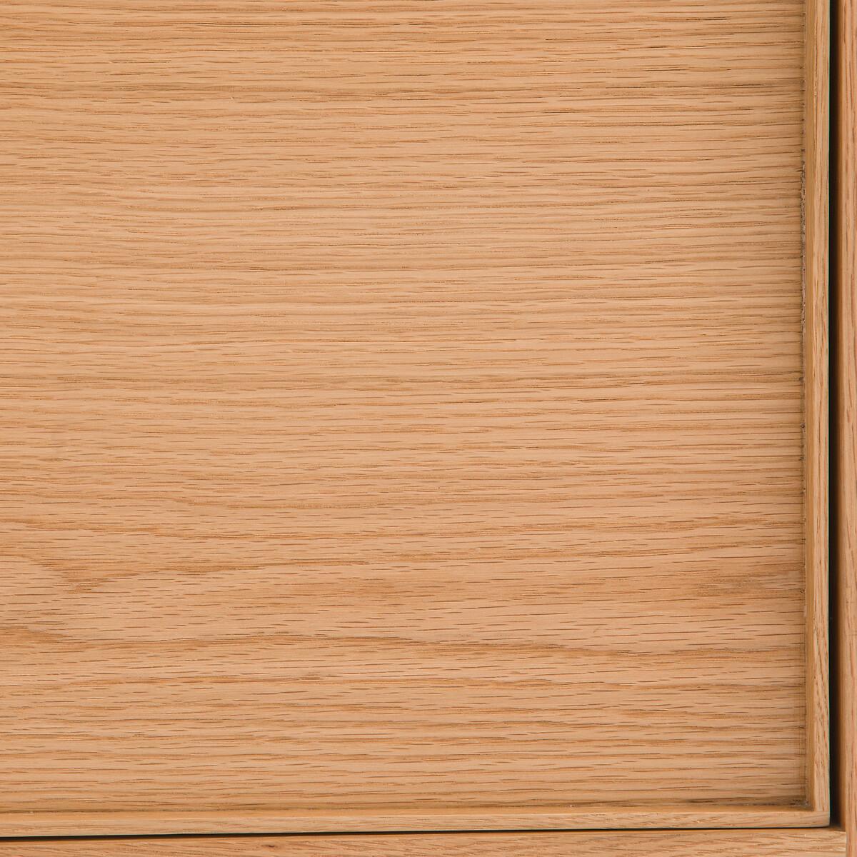 Iéna Bedside Table in Oak, Veneer and Glass E. Gallina – image 7