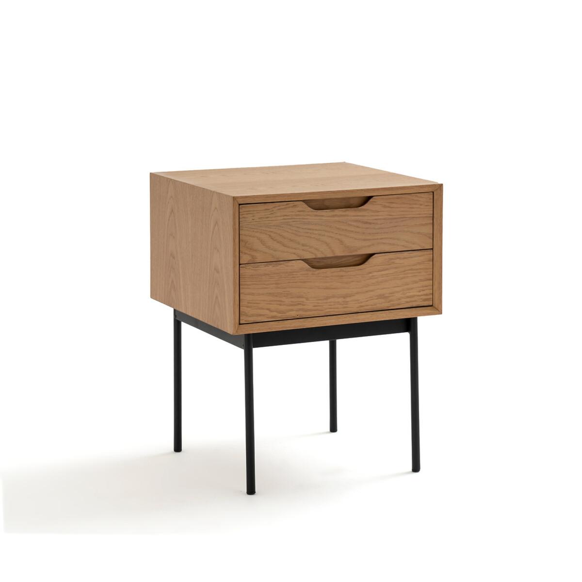 Noyeto 2-Drawer Bedside Table – image 2