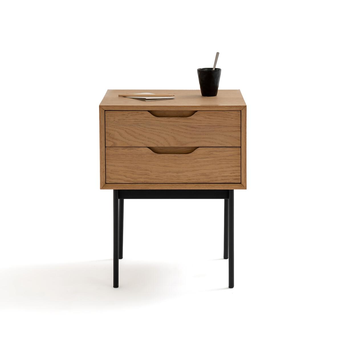 Noyeto 2-Drawer Bedside Table – image 3