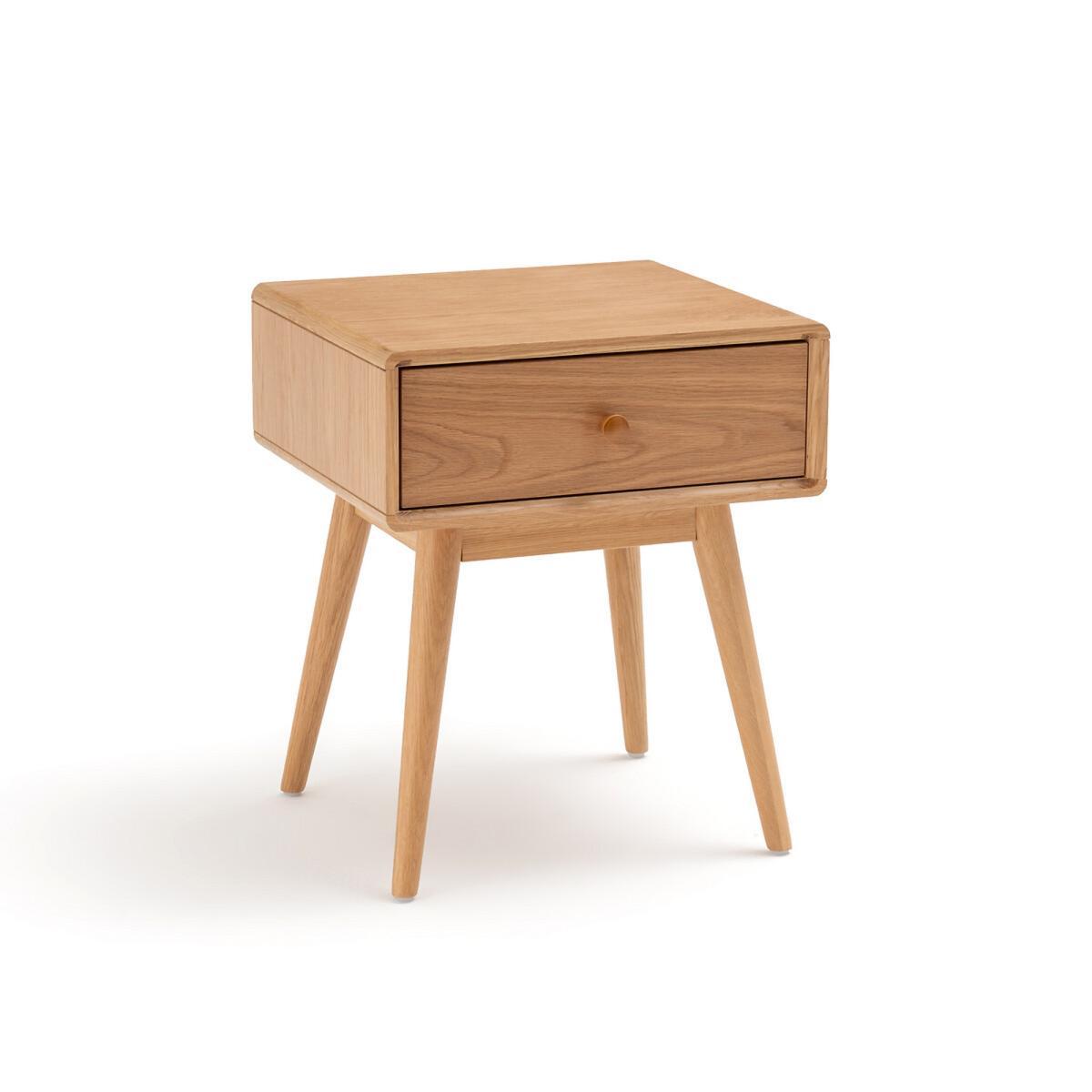 Miji Oak Bedside Table with Drawer – image 2
