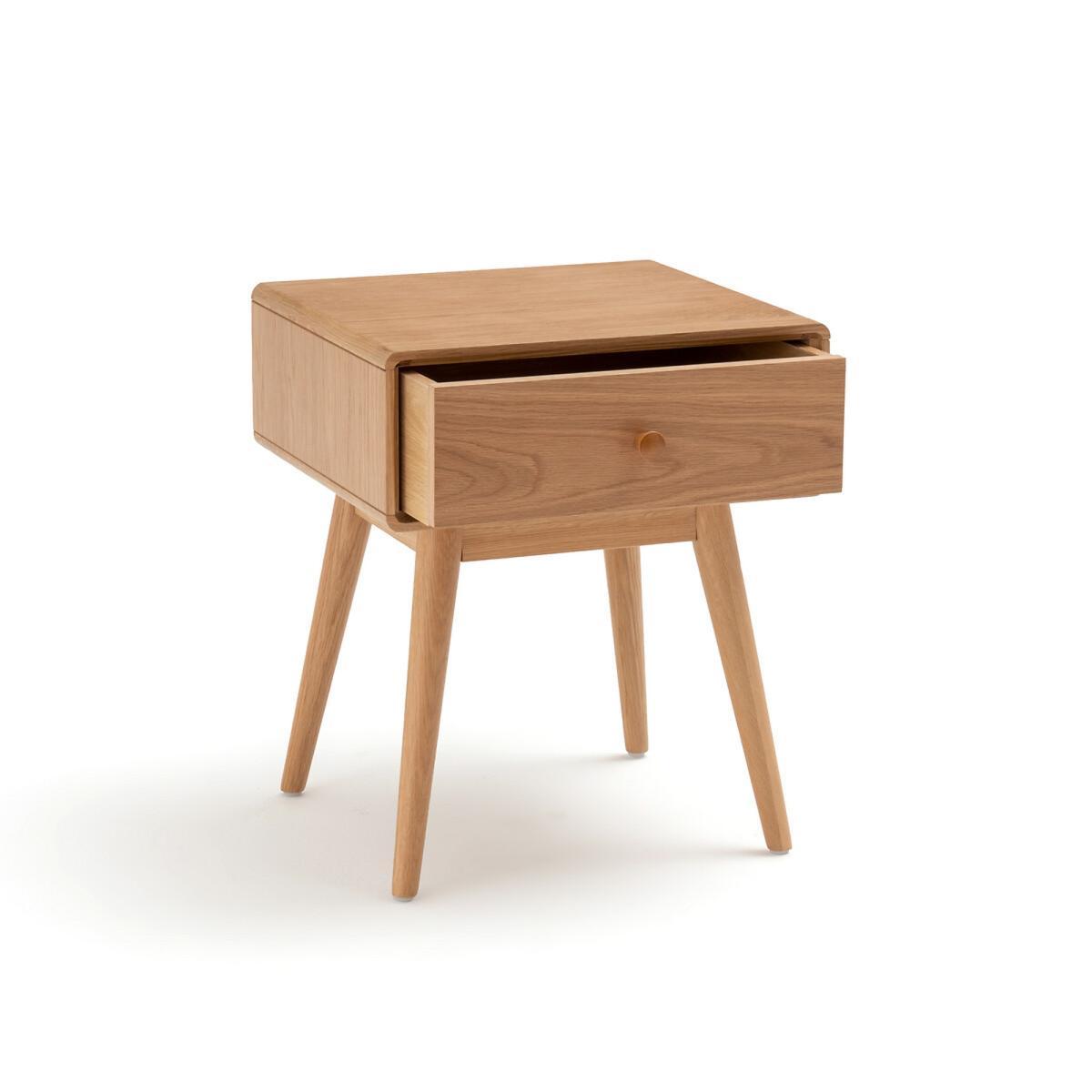 Miji Oak Bedside Table with Drawer – image 3
