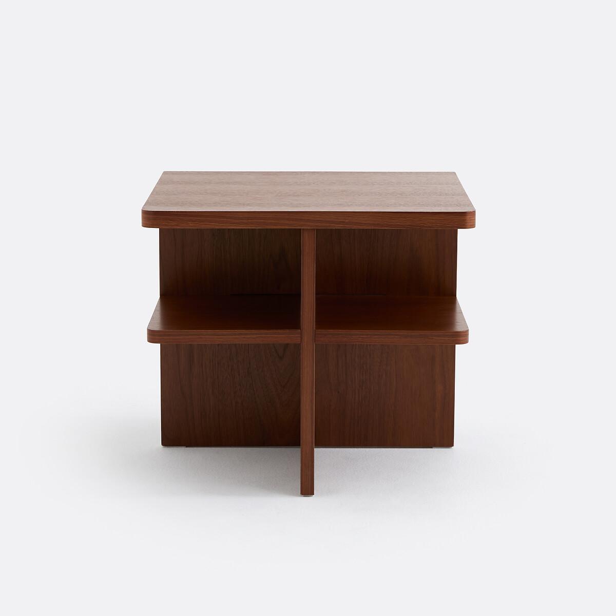 Caliste Bedside Table with Walnut Veneer – image 3