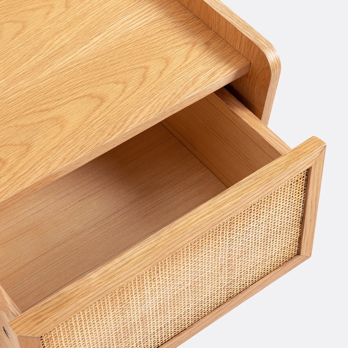 Kaya Bedside Table with 2 Cane Drawers – image 3