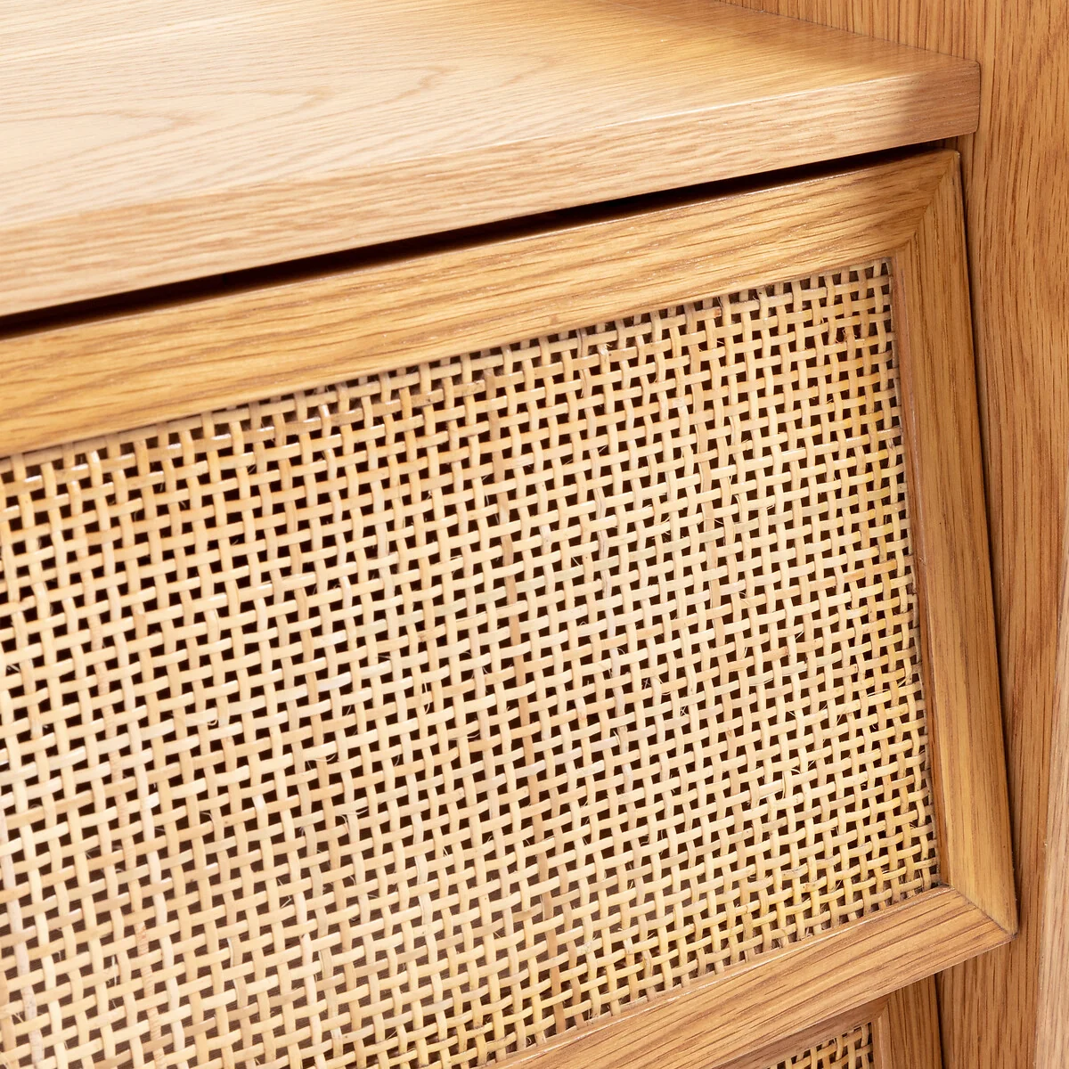 Kaya Bedside Table with 2 Cane Drawers – image 4