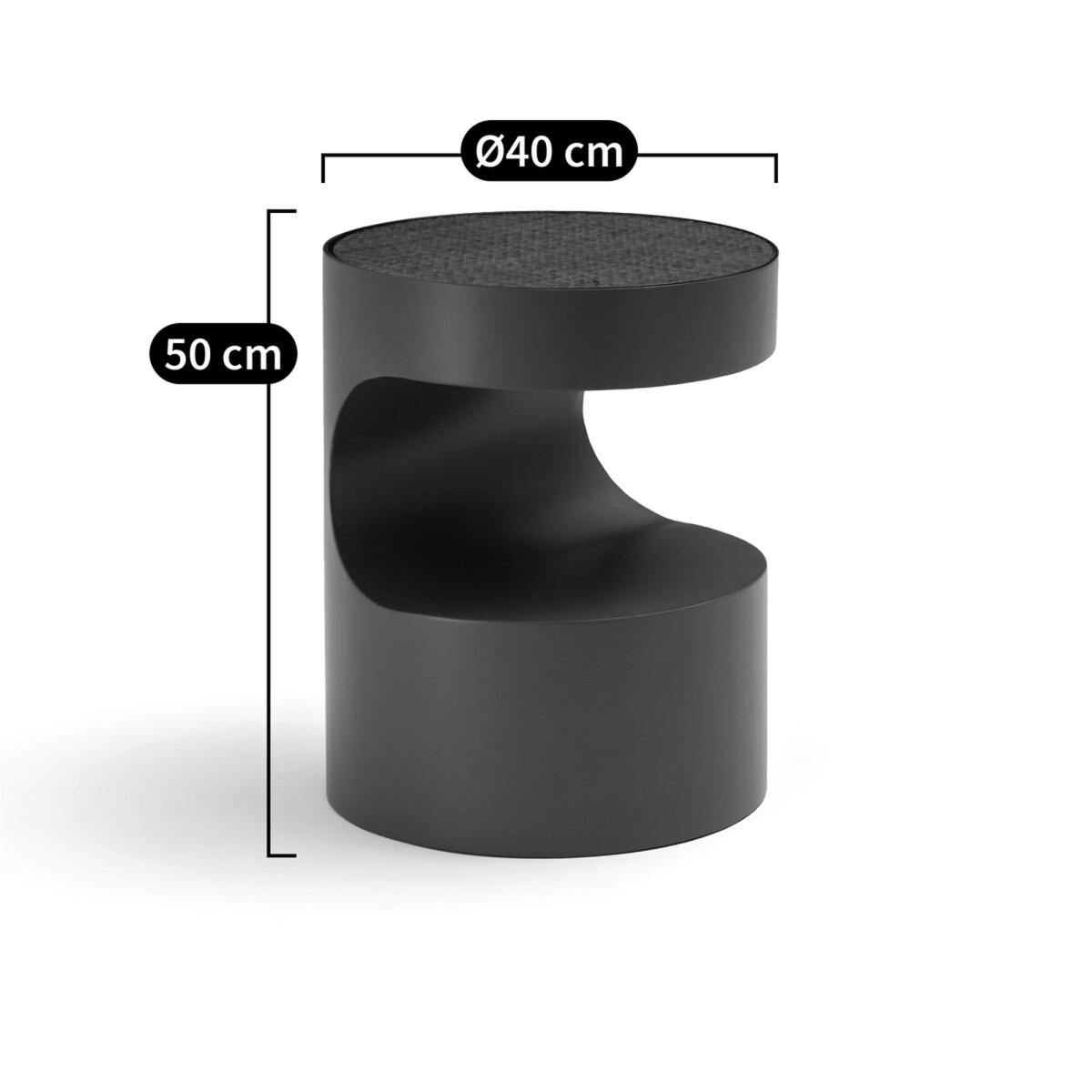 Rimel Metal Bedside Table – image 5
