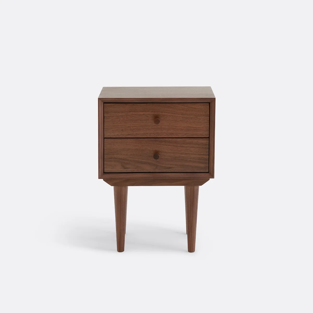 Quilda Walnut/Veneer Vintage Bedside Table – image 2