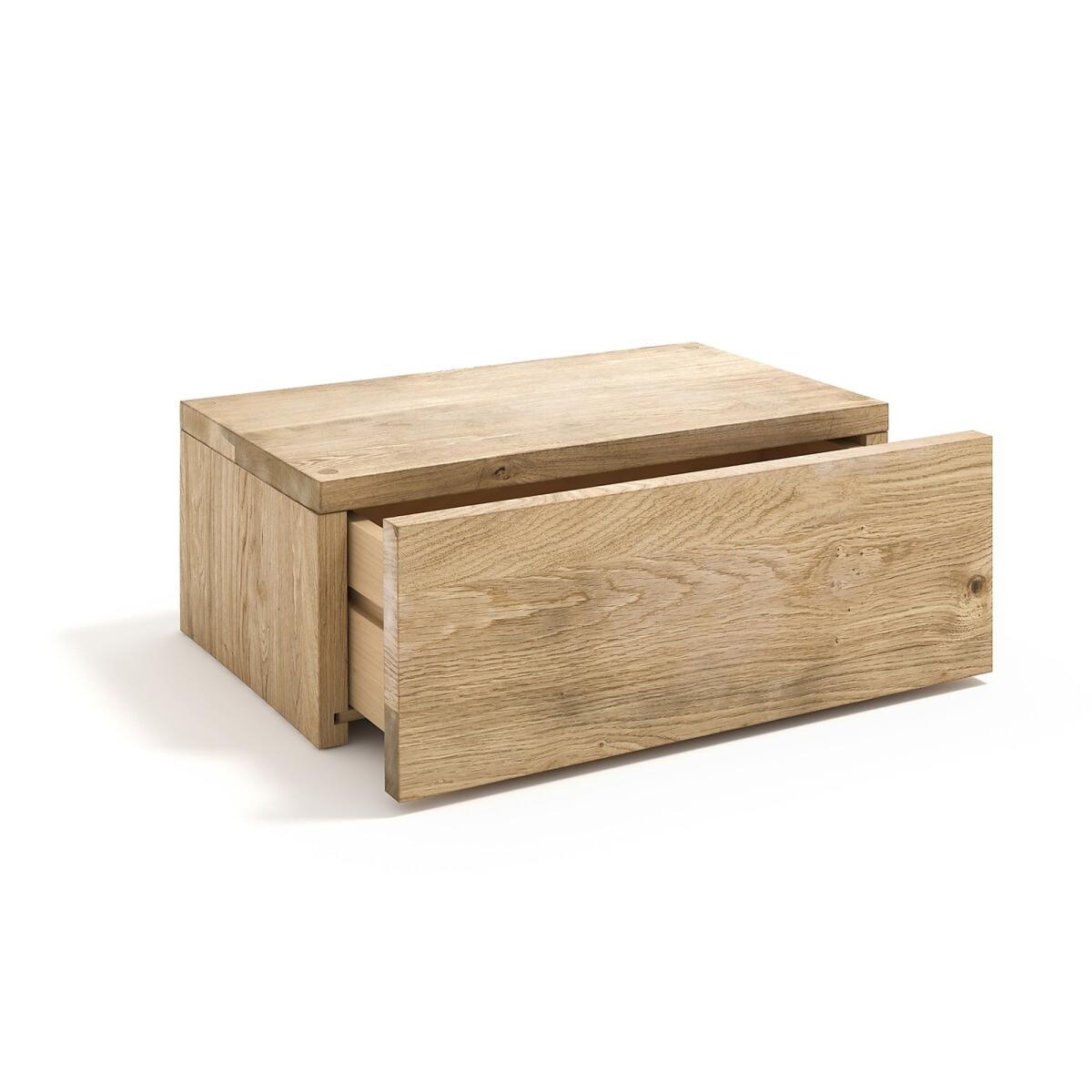 Paul Solid Oak Wall-Mounted Bedside Table – image 3