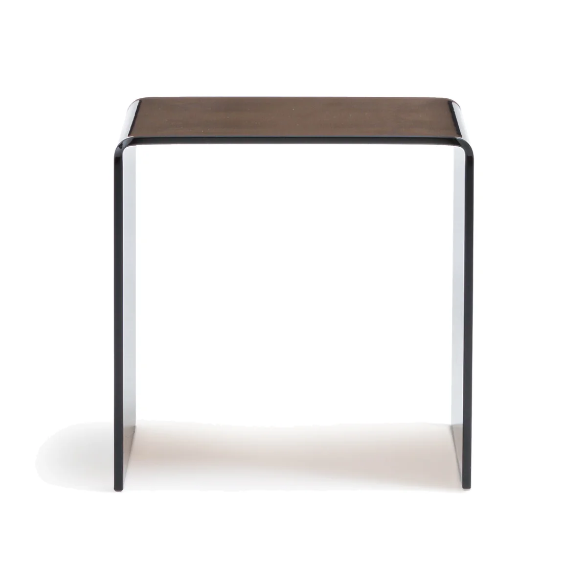 Joan Tempered Glass Bedside Table – image 1