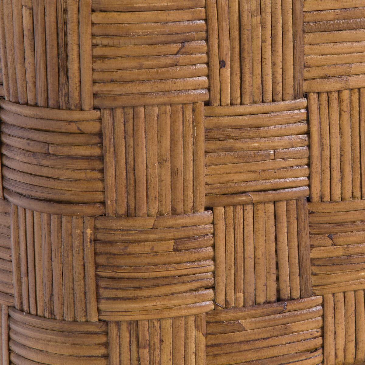 Garrance Solid Teak and Woven Rattan Bedside Table – image 6