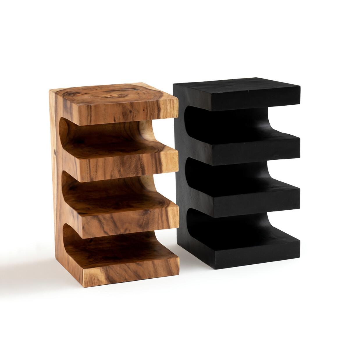 Solidus Multi-Function Bedside Table in Solid Suar Wood – image 8
