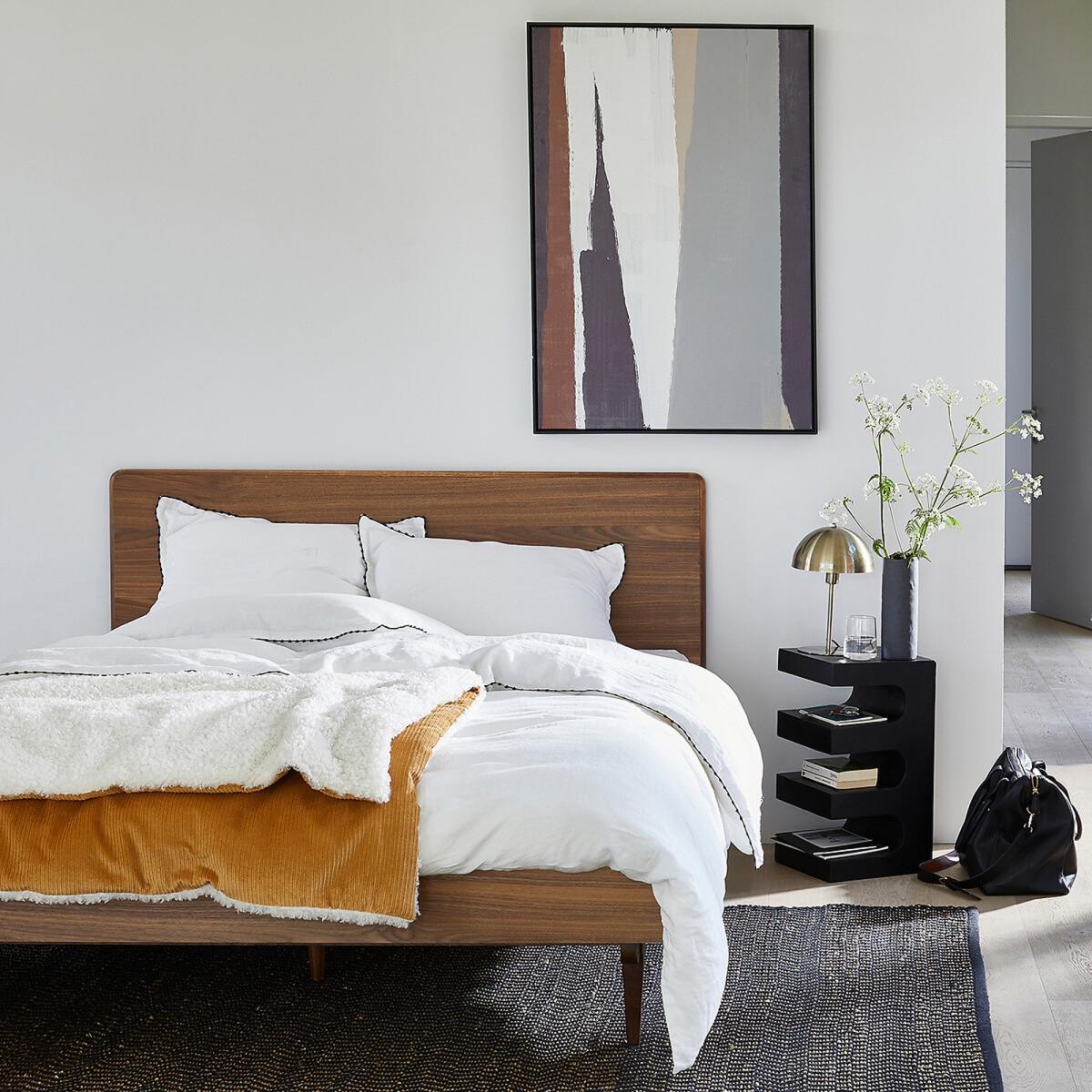 Solidus Multi-Function Bedside Table in Solid Suar Wood – image 9