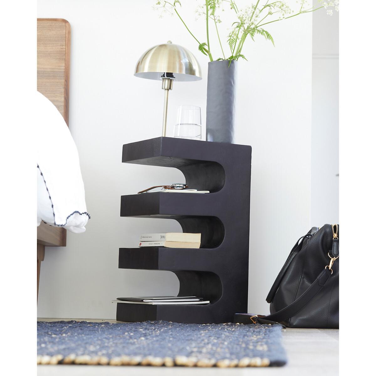 Solidus Multi-Function Bedside Table in Solid Suar Wood – image 10