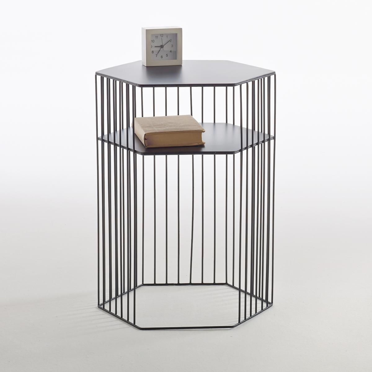 Topim Two-Tier Metal Wire Bedside Table – image 2