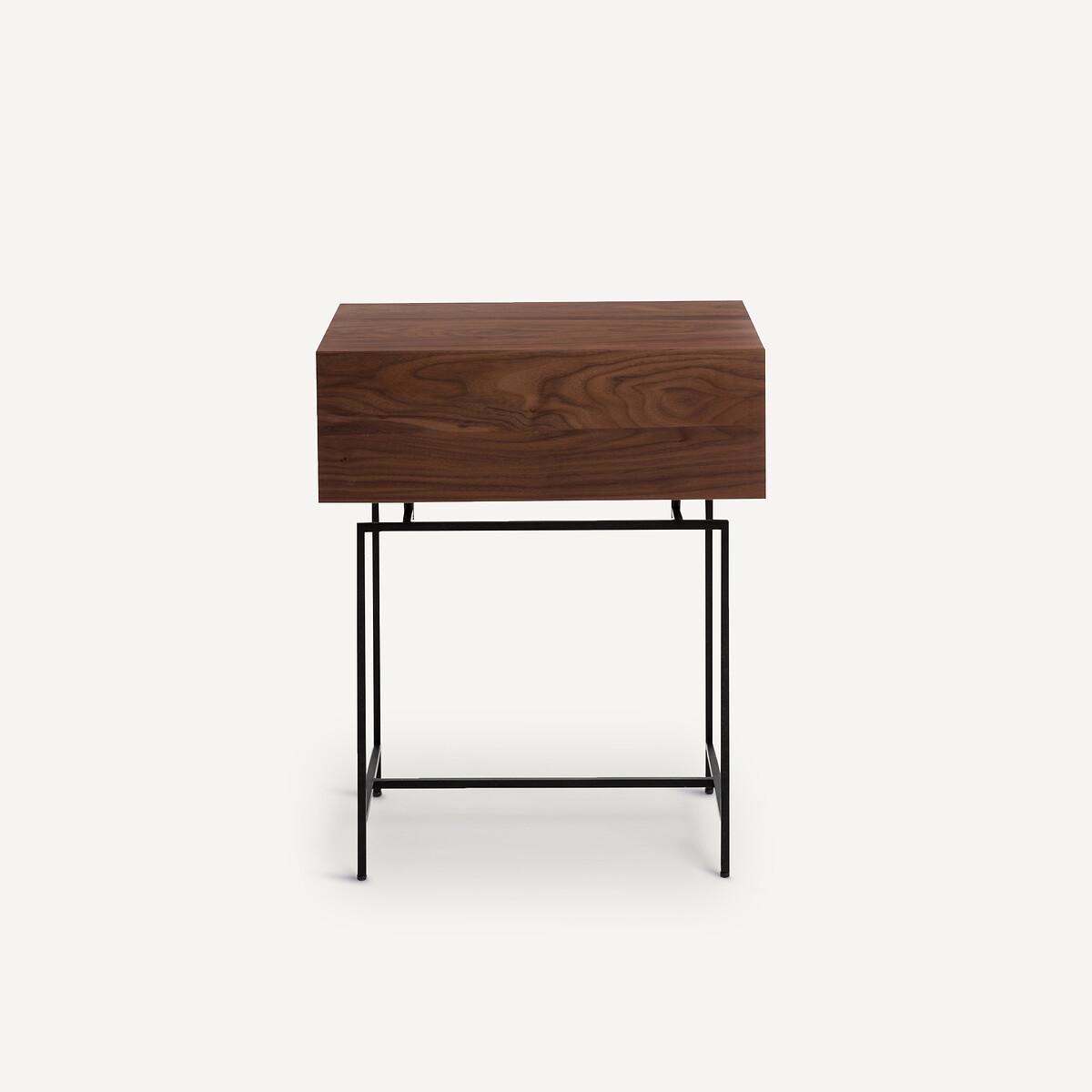 Oreko Walnut Veneered Bedside Table – image 3