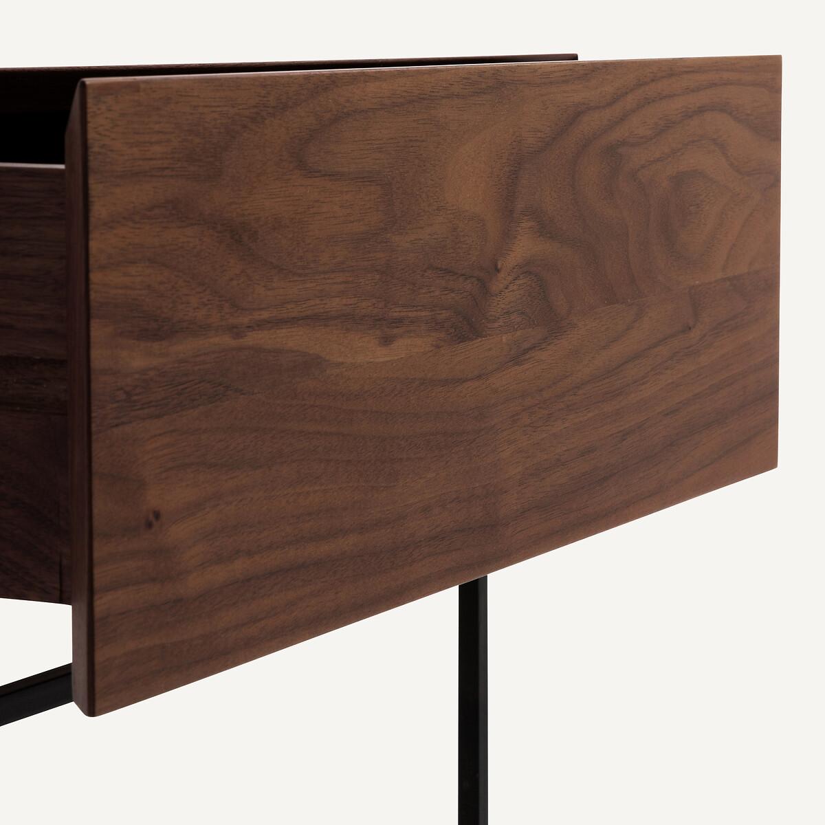 Oreko Walnut Veneered Bedside Table – image 6