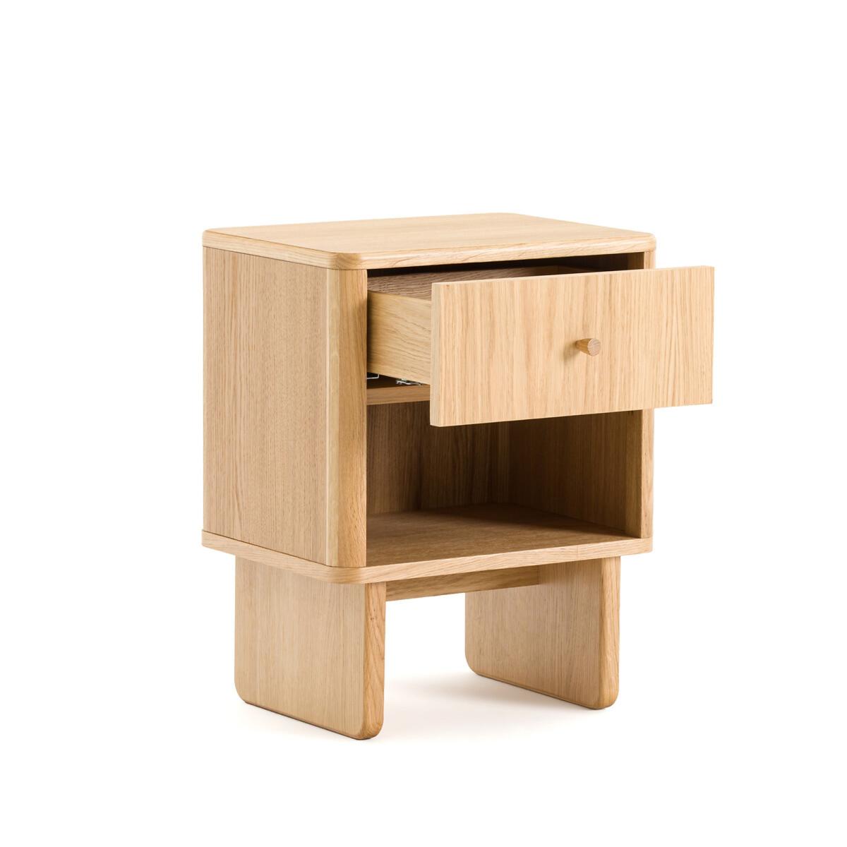 Aleks Oak Bedside Table – image 3