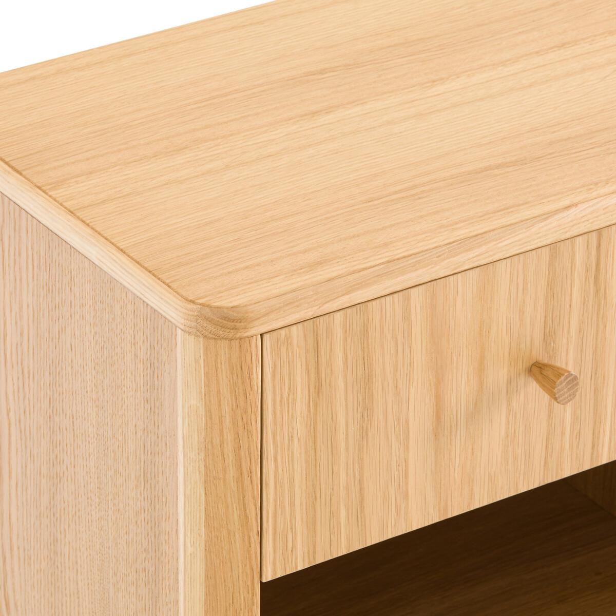 Aleks Oak Bedside Table – image 5