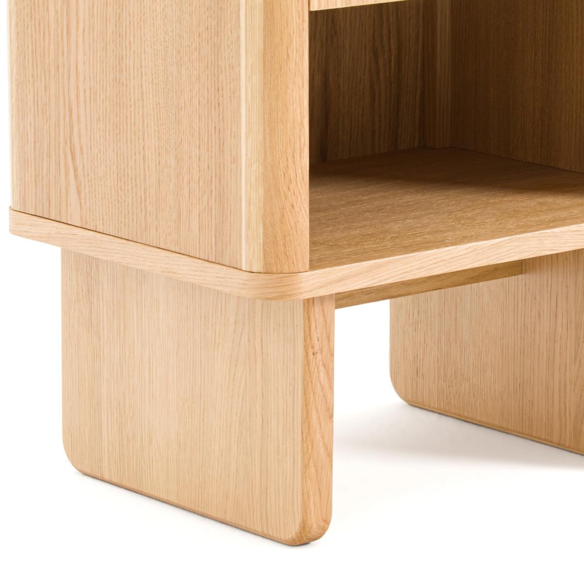 Aleks Oak Bedside Table – image 6