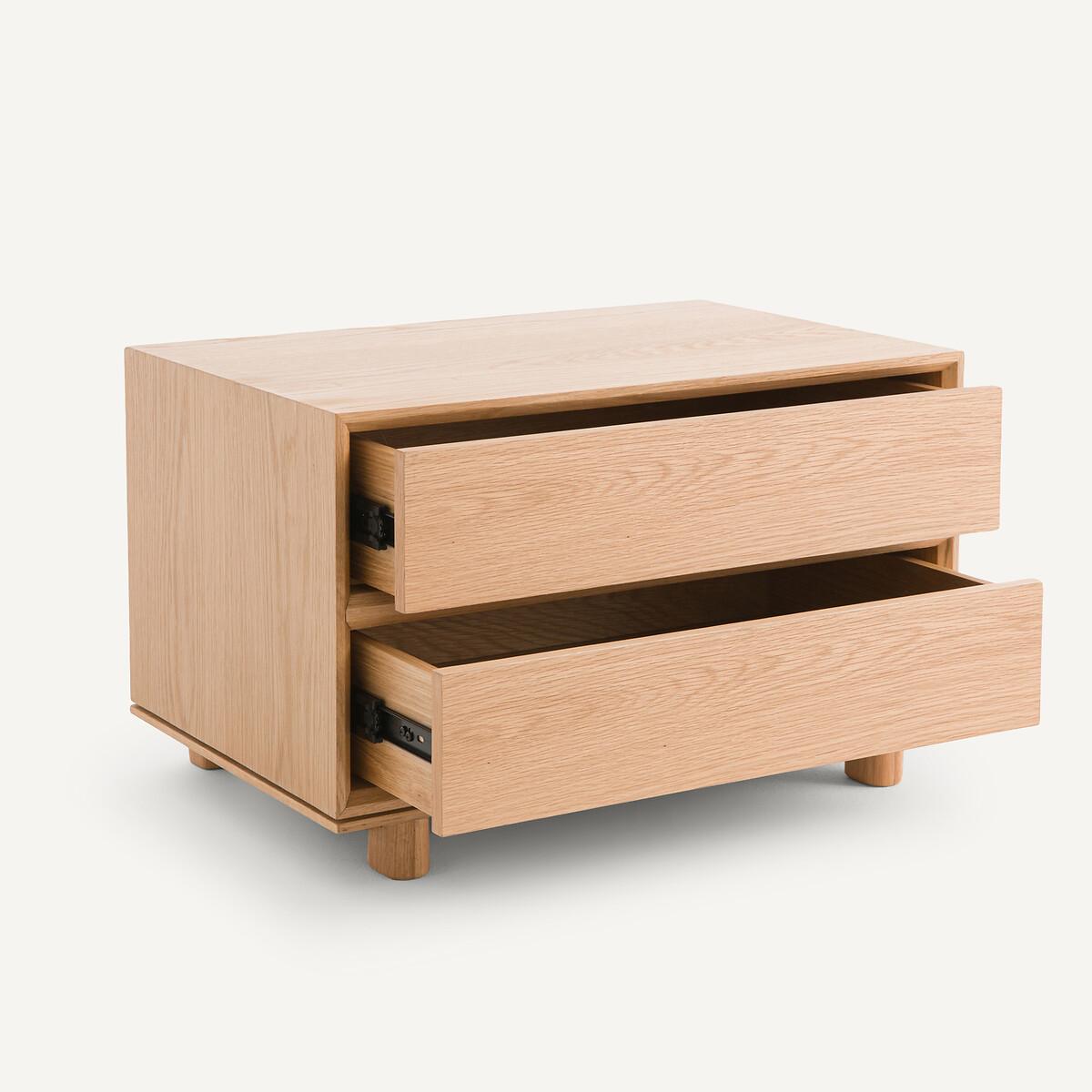 Gloria Solid Oak Bedside Table, designed by E. Gallina – image 4