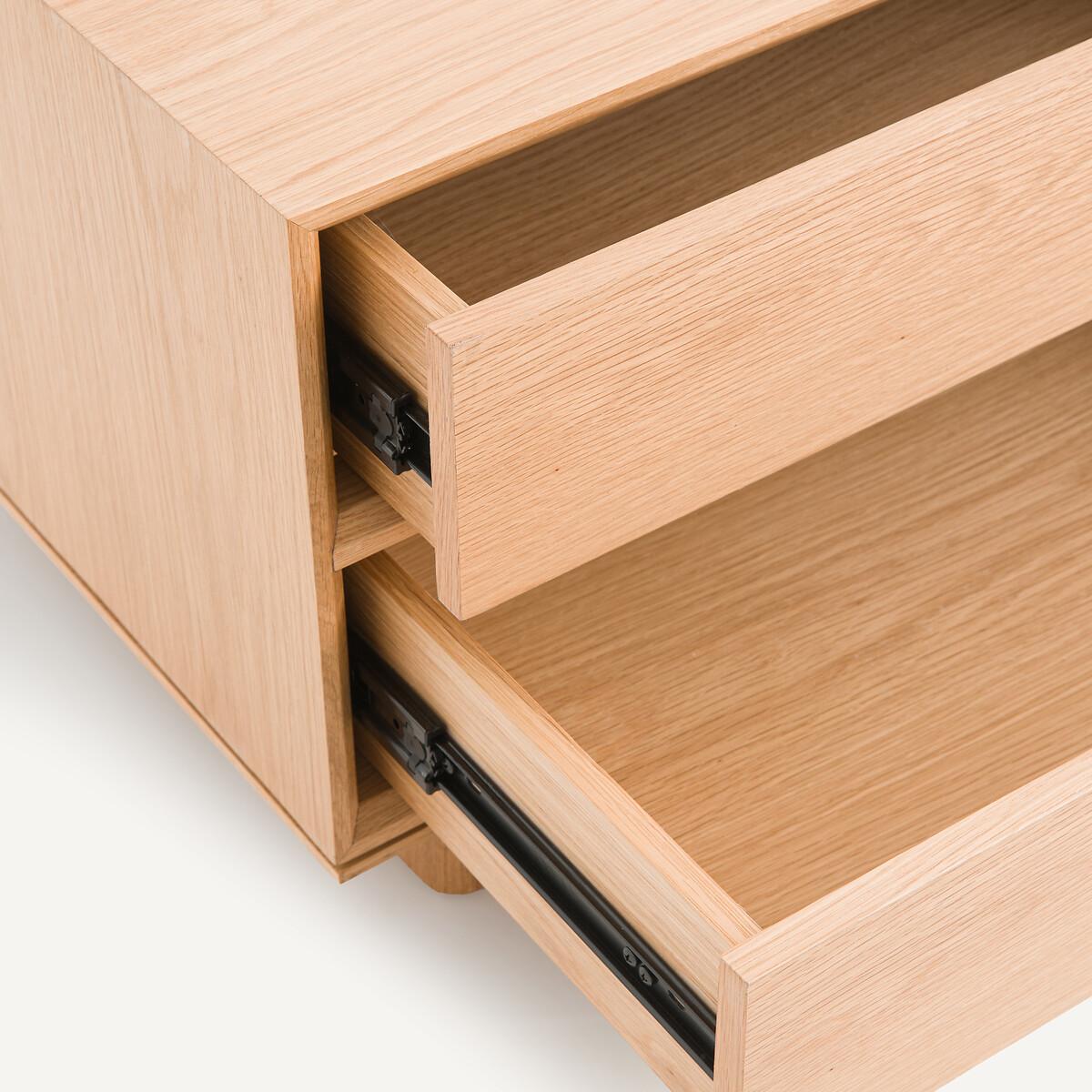 Gloria Solid Oak Bedside Table, designed by E. Gallina – image 5